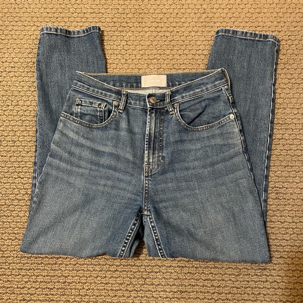 Everlane Cropped Straight Denim